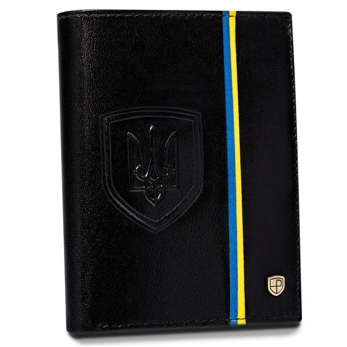 Skórzany portfel męski bez zapięcia z systemem RFID - Peterson