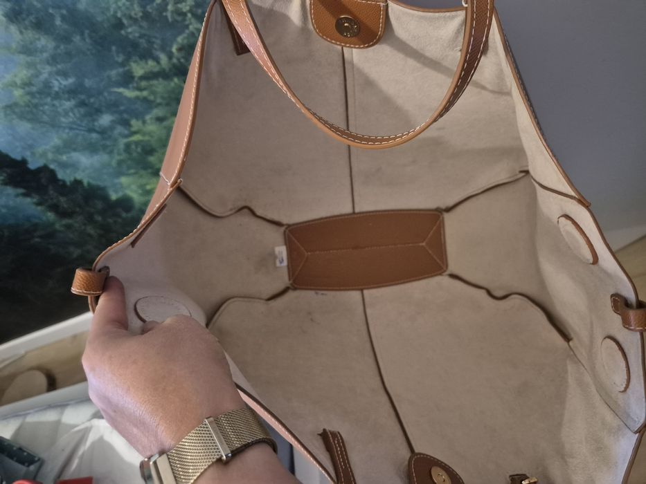 Torba shopper viral karmel duża