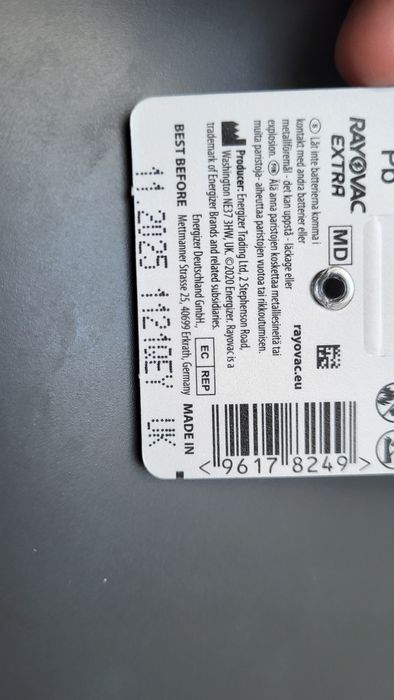 Baterie Rayovac Extra 10