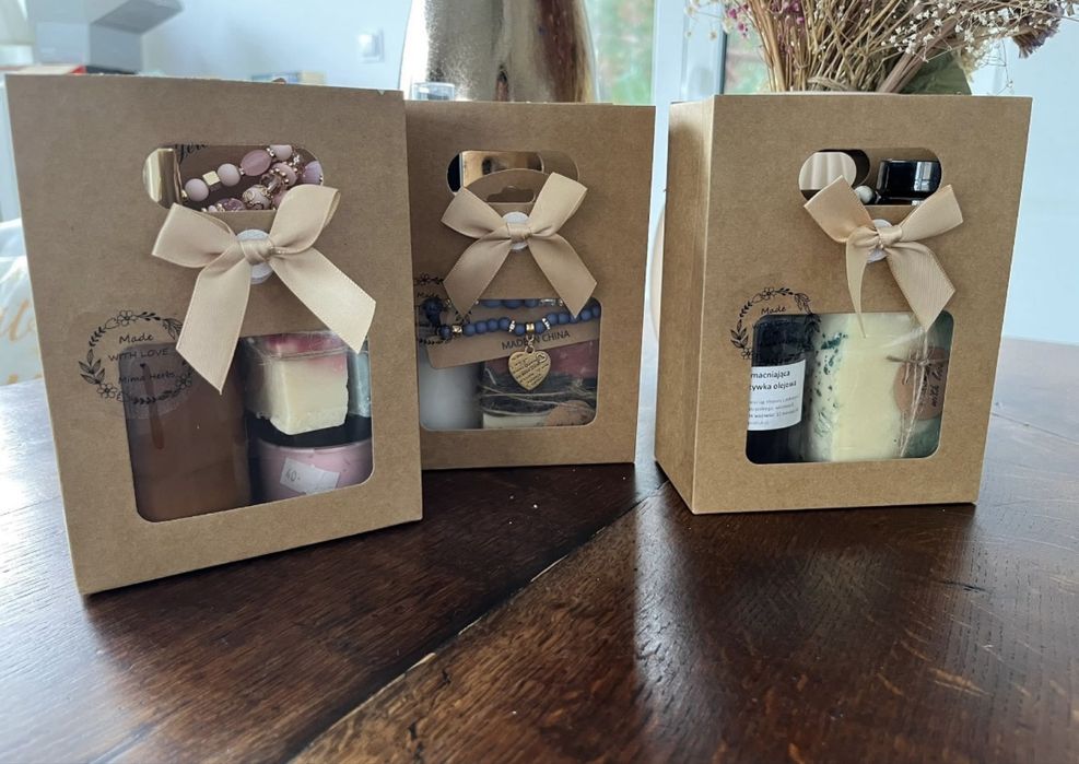 Zestaw swiateczny - kosmetyki naturalne, kremy, mydla