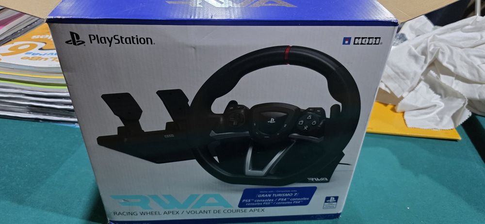 Volante RWA Racing Wheel HORI PS3 _ PS4 _ PS5