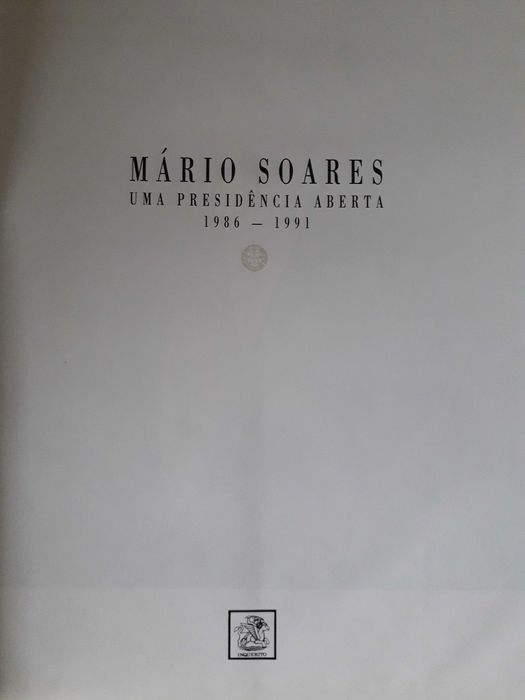 Livro Mário Soares  "Uma Presidência Aberta "
