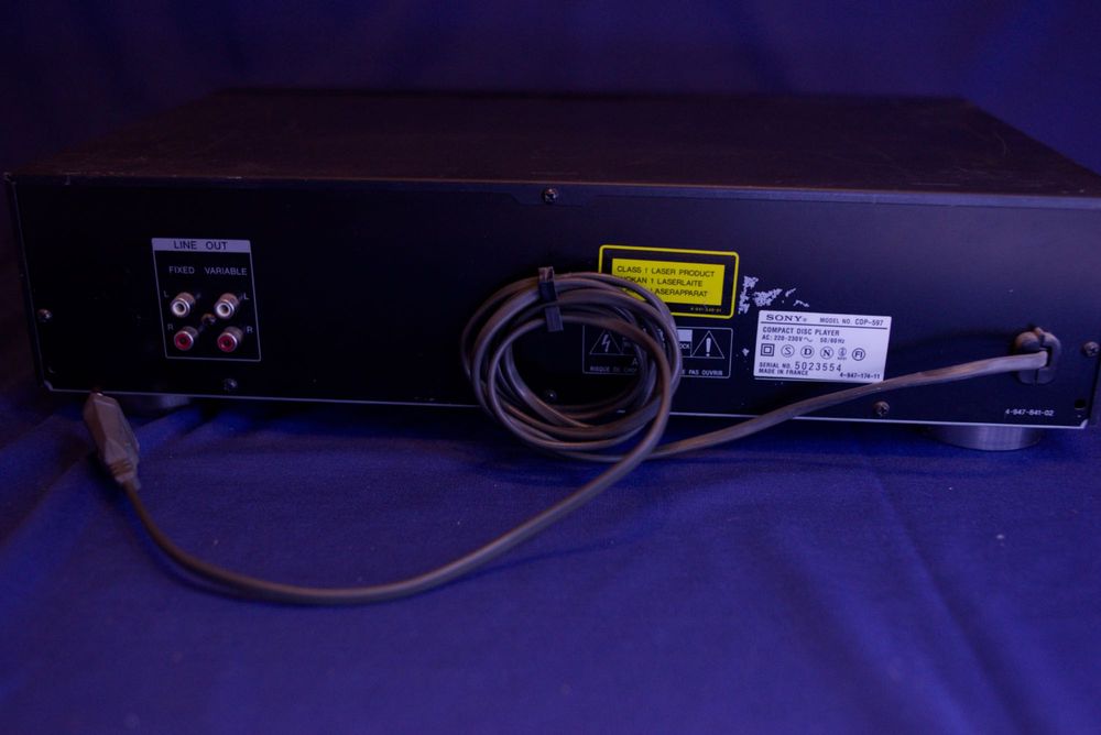 SONY Compact disc player CDP-597