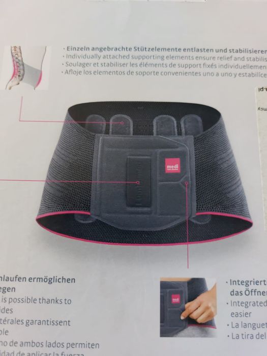 Pas lędzwiowy / orteza LUMBAMED BASIC rozmiar IV