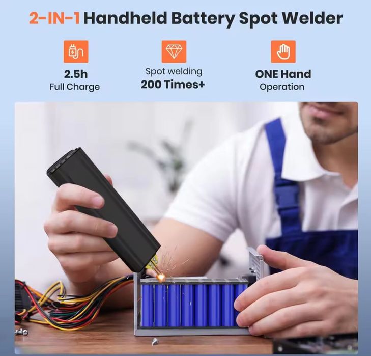 Точечна сварка Spot Welder для акумуляторів 18650 / 21700