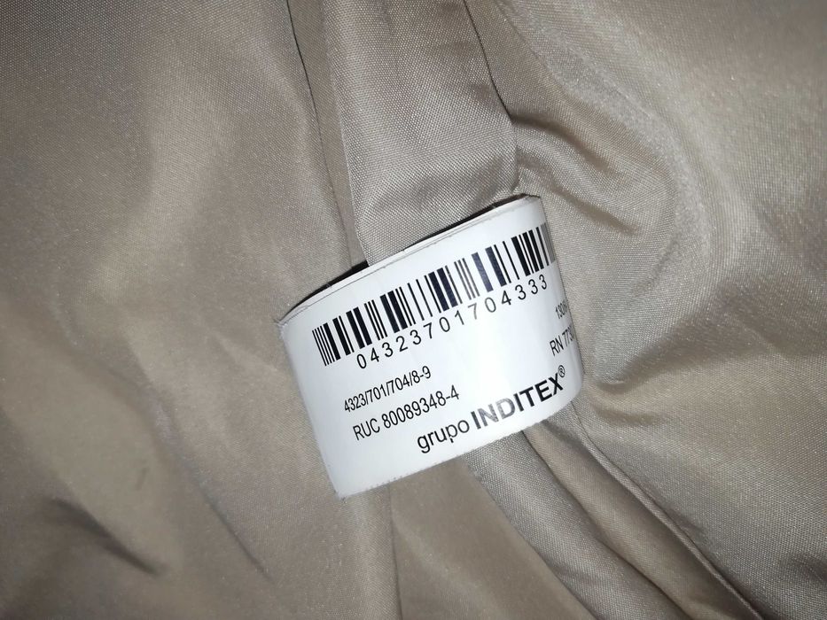 Куртка бежева стильна Zara 128 - 134 см 8 - 9 років