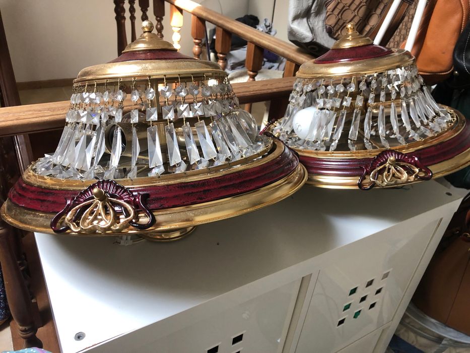 Conjunto de Candeeiros vintage