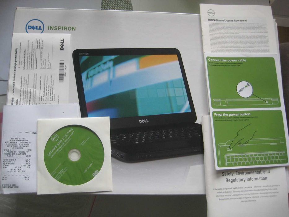 Laptop Dell Inspiron N5050 od pierwszego wlasciciela