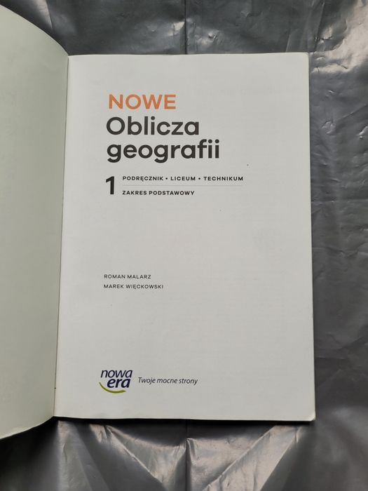 Podręcznik oblicza geografii 1 zakres podstawowy  NOWA edycja 2024.