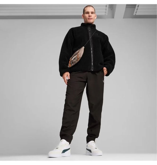 PUMA Reversible Sherpa Jacket Black