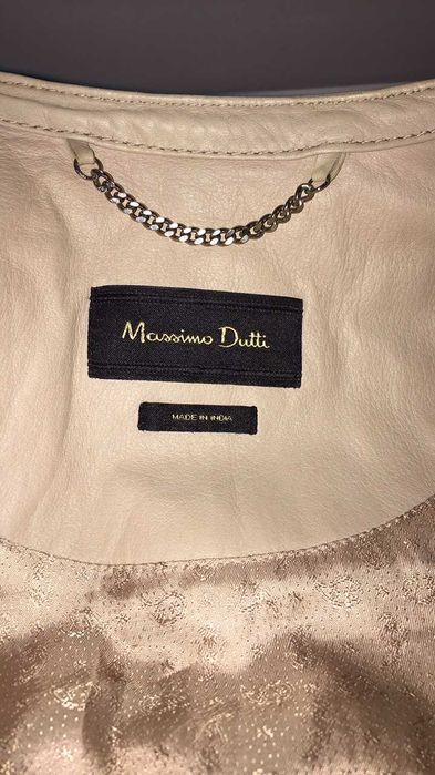 Kurtka skórzana Massimo Dutti 36 jak nowa