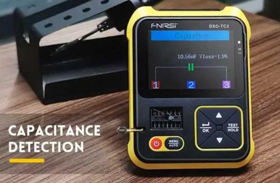 Fnirsi DSO-TC2 осцилограф тестер транзисторів генератор PWM 2.4»