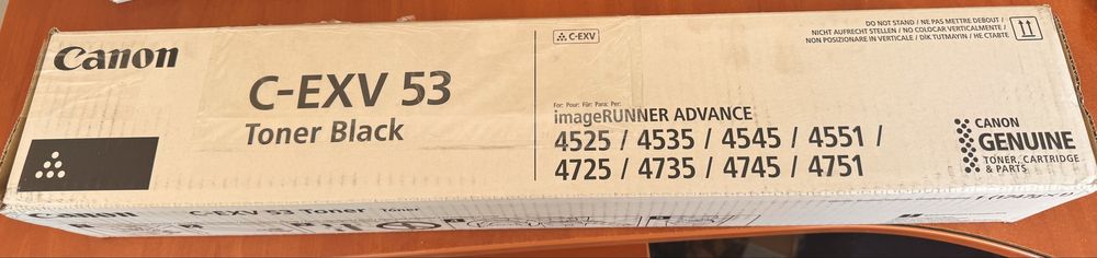 Oryginalny toner czarny Canon c-exv 53