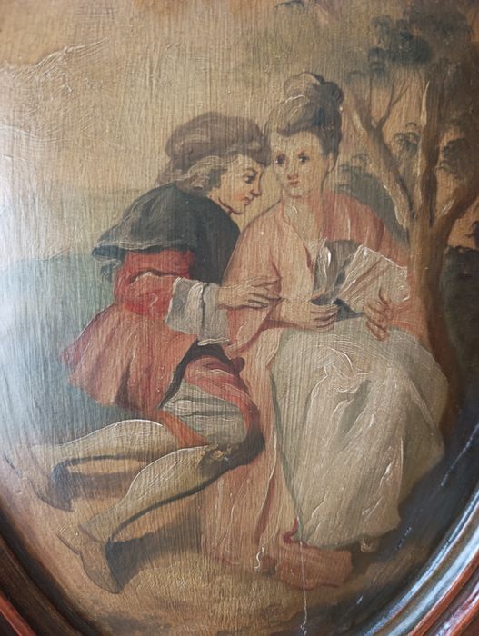 Cama de casal muito antigal estilo D. João V