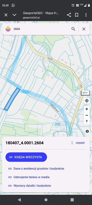 Działka 26 ar w Pruchniku Górnym ul. Miodowa zdjęcia z drona - Widok 3