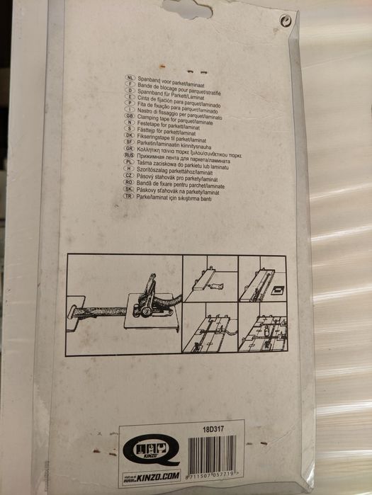 kinzo pas ścisk taśma zaciskowa do montażu paneli parkietu