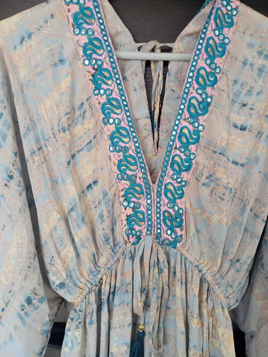 Sukienka jedwabna Boho style