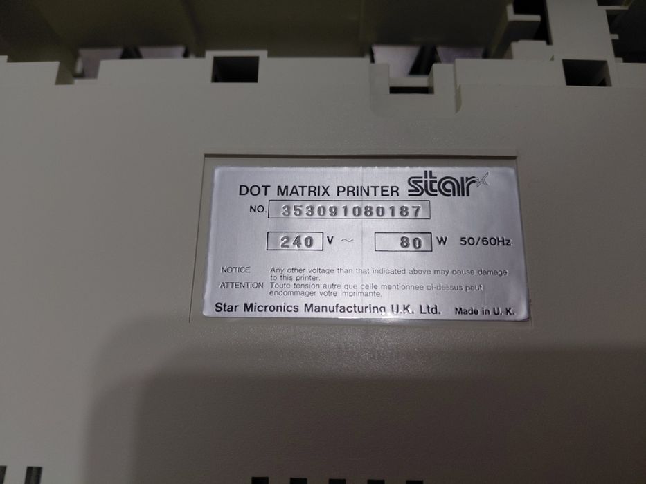 Drukarka igłowa Star lc10 II z Holandii