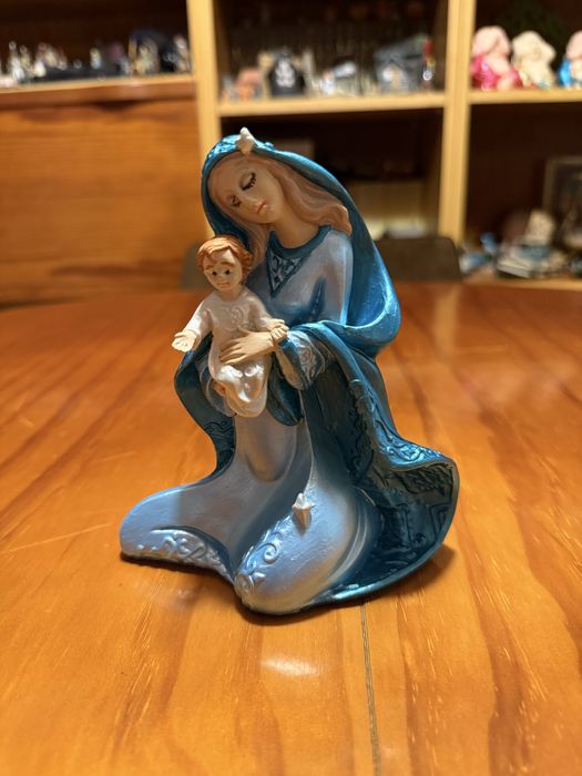 Sagrada família pintada à mão