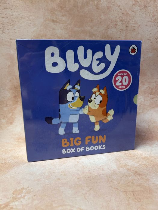 Outlet BLUEY Big Fun box of books 20książek