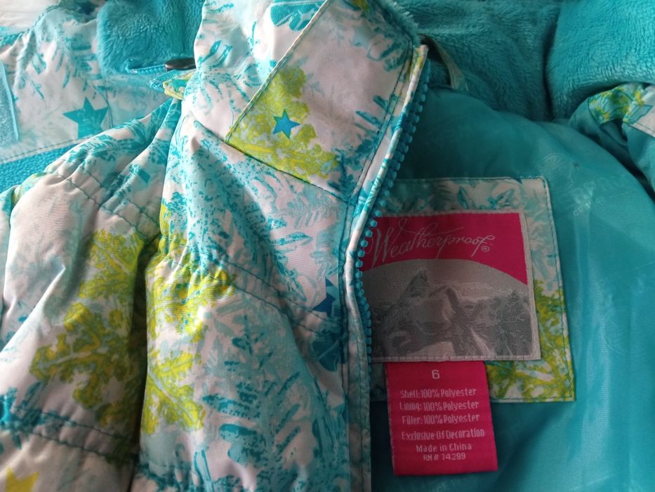 Kombinezon zimowy 110 dla dziewczynki , 5 lat