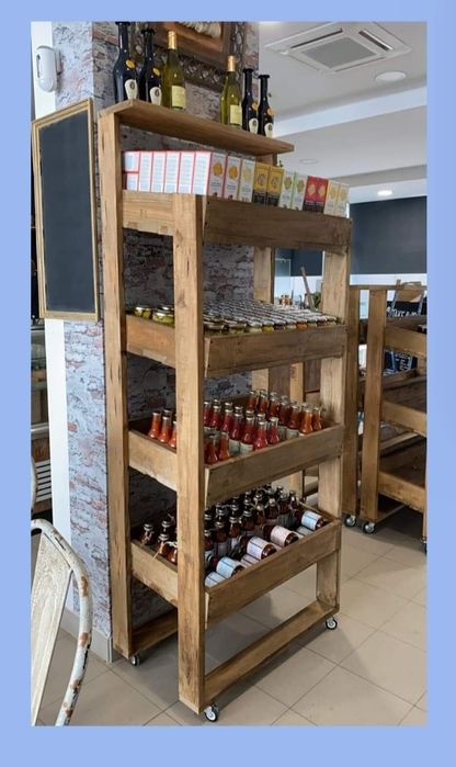 Expositores para frutas e mercados