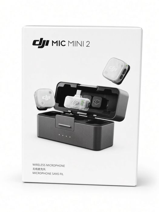 Мікрофонна радіосистема DJI Mic Mini 2 (2 TX + 1 Mobile RX + Charging Case)