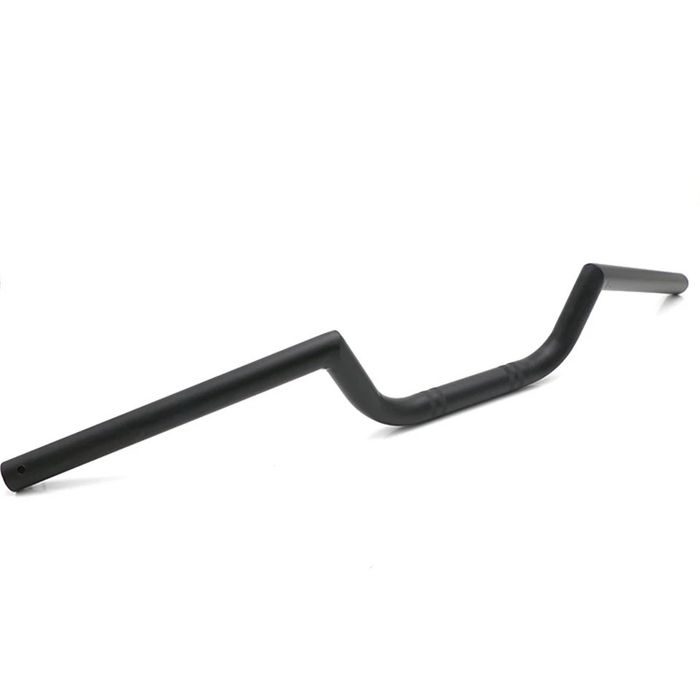 Guiador volante retro cafe racer 670 mm preto cromado