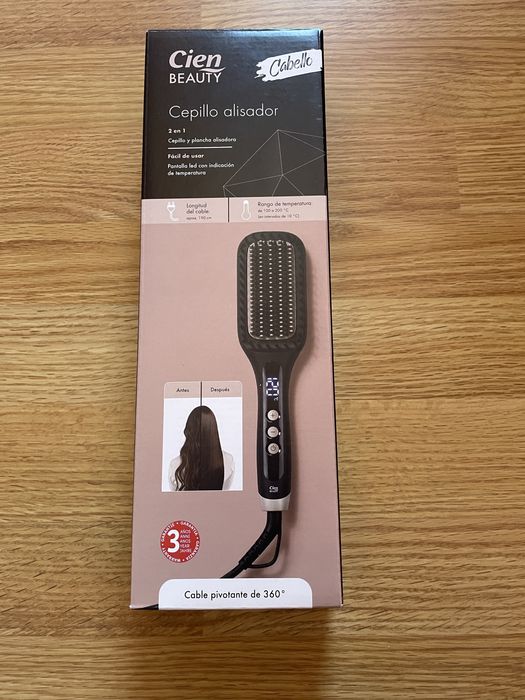 Escova alisadora de cabelo