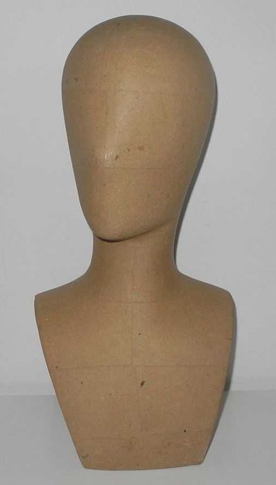 Głowa manekina Booker Busts & Forms Washington - kartonowa