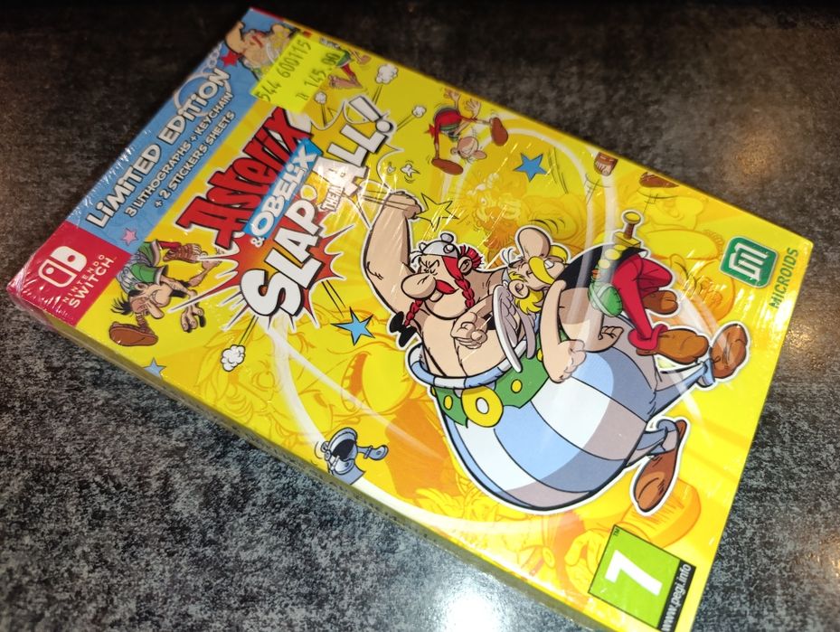 Asterix & Obelix Slap Them All limited  (jak nowa) na kartridżu RZADKOŚĆ