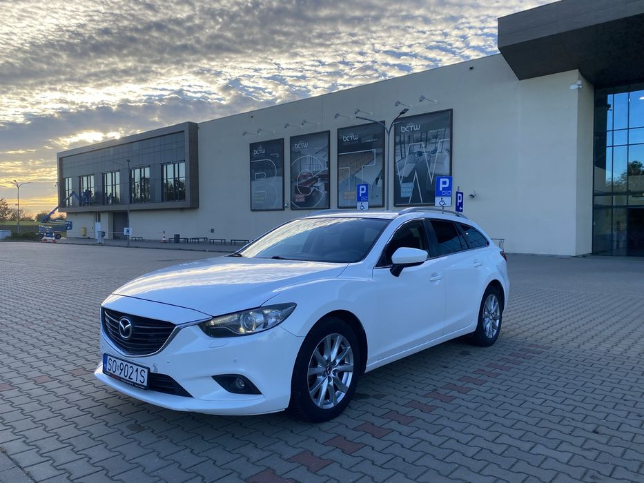 Mazda 6 2.2d 2014 Biala Perla Automat