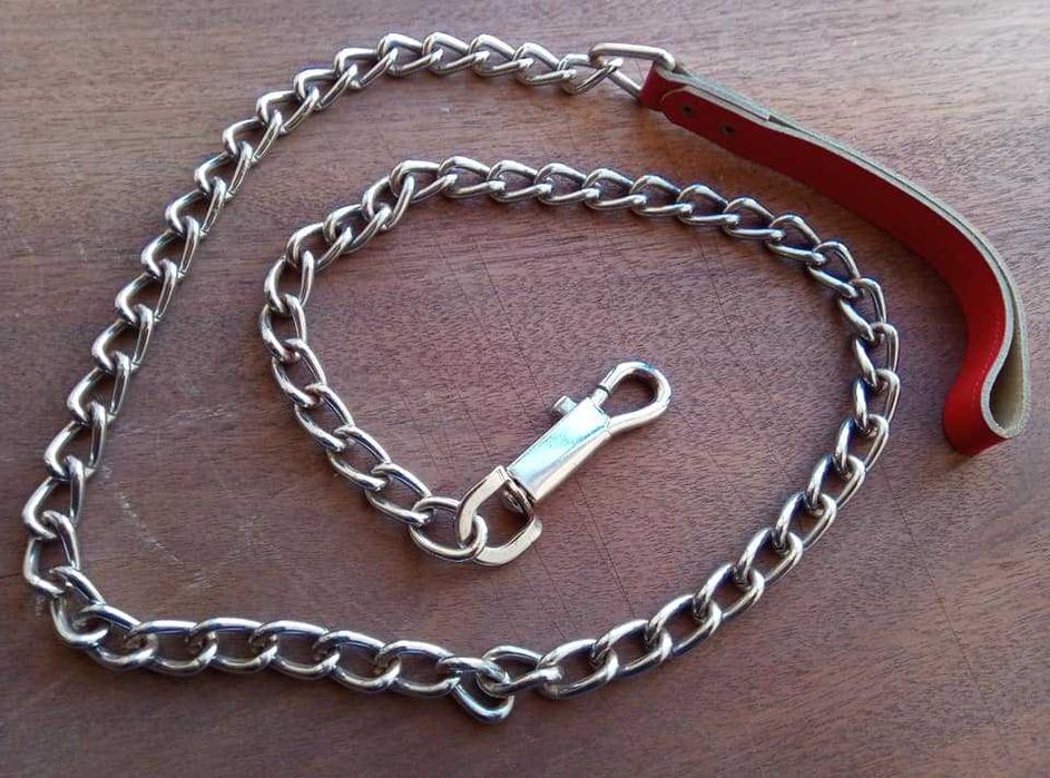 Trela de corrente para cão grande