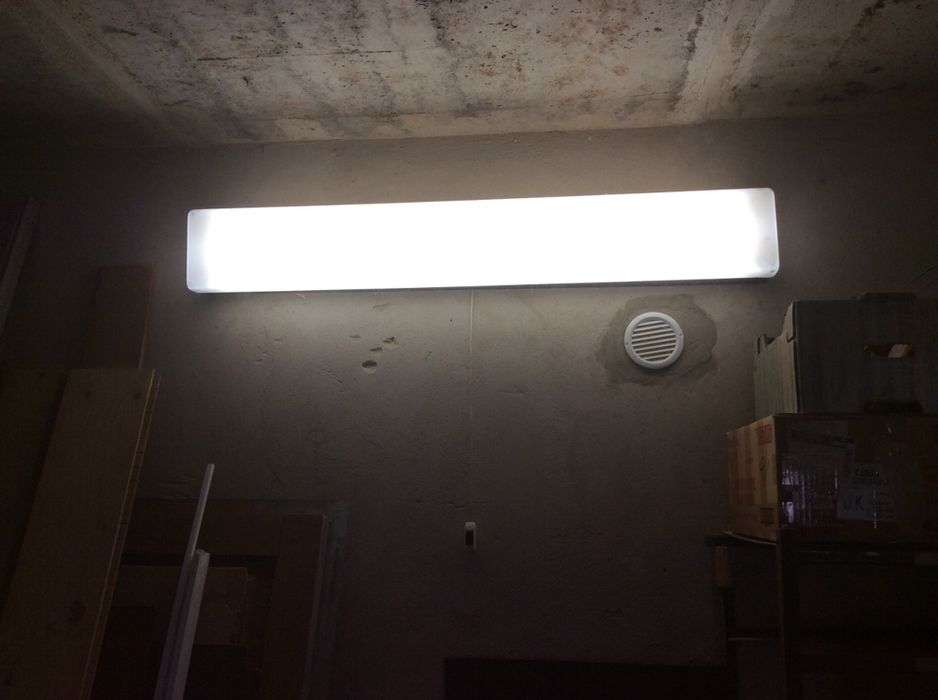 Світильники промислові радянські 3 шт довжина 127, ширина 17