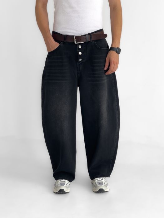 Джинси чоловічі широкі baggy/barrel/balloon jeans, штани баггі | Джинсы багги мужские широкие Джынсы беги стиль 90 х реп ск8 rap sk8 y2k | Розмір L