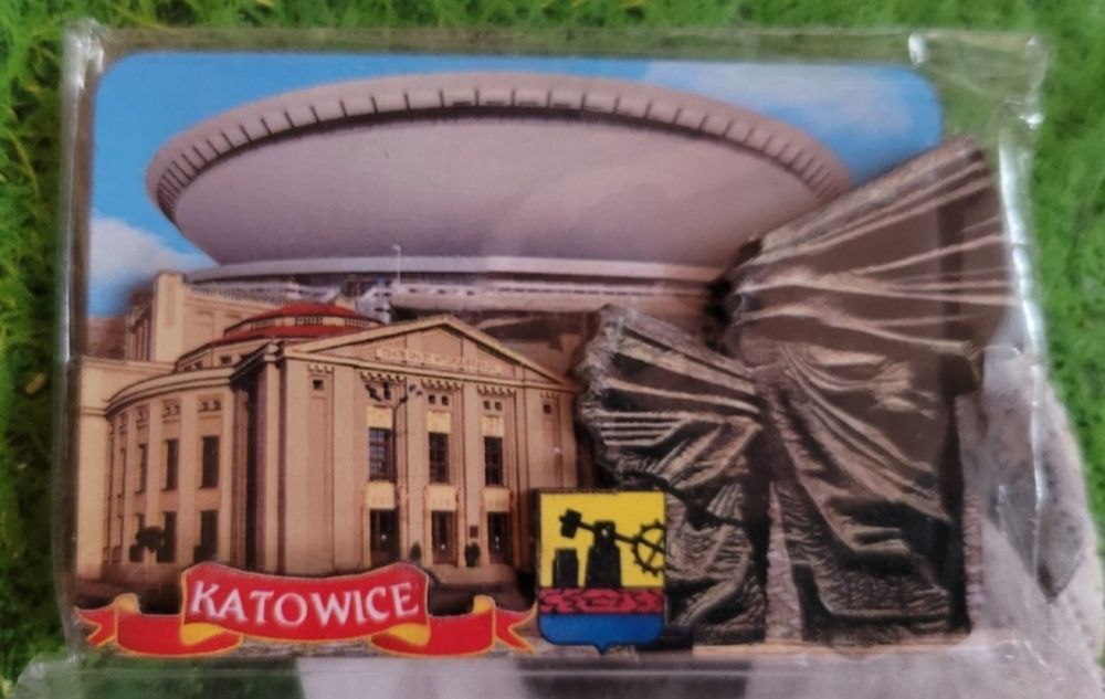 Magnes na lodówkę kontur Katowice