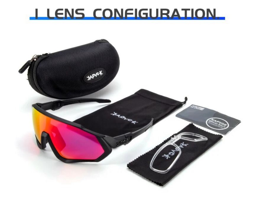 Óculos de sol polarizados ciclismo mtb