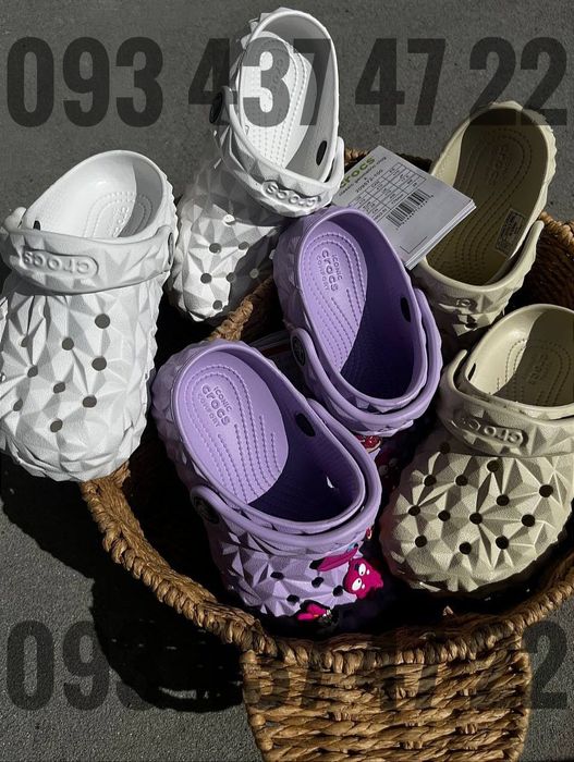 Crocs Classic Geometric Kids Дитячі Крокси Сабо Новинка Crocsrocs