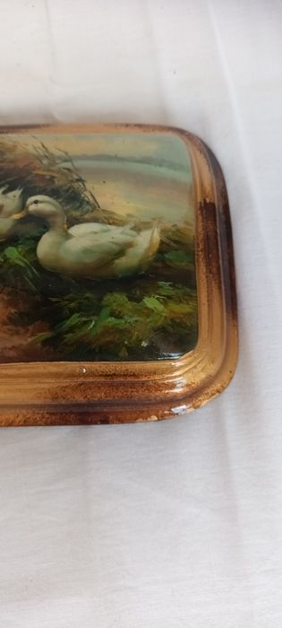Stare ręcznie malowane kaczki