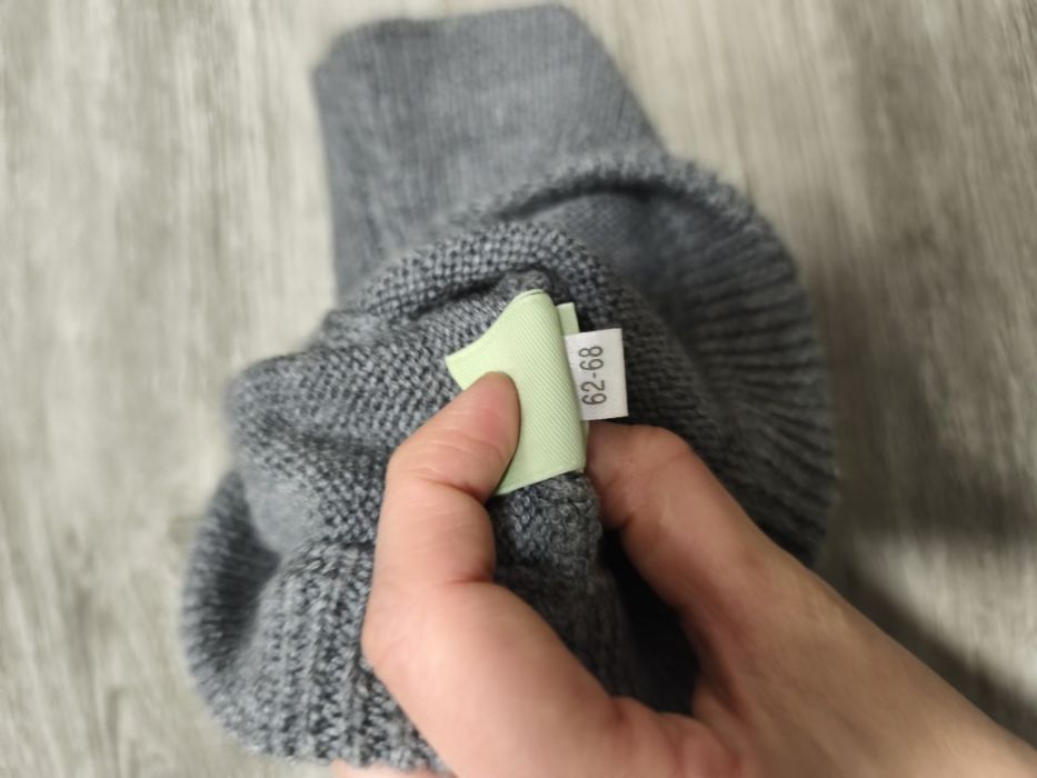 Czapka kominiarka komin kaptur 100% wełna wool wyprawka hit FUB