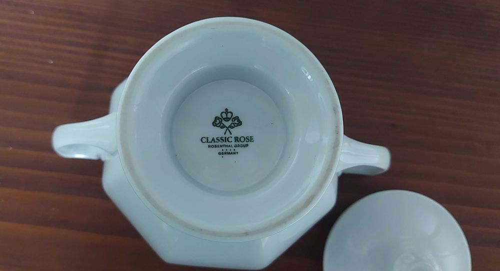 Cukiernica porcelanowa Rosenthal Biała Maria