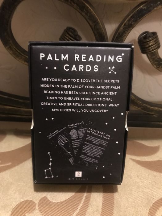 Гадальные карты на английском яз. для предсказания будущего по ладони