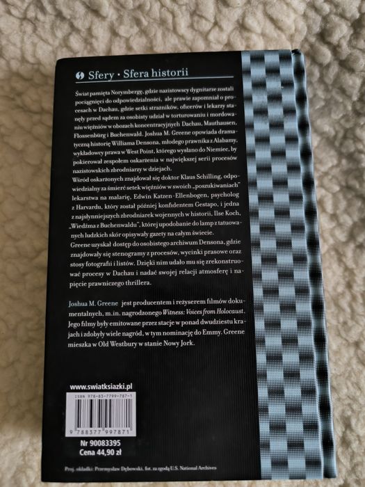 Greene Sprawiedliwość w Dachau twarda nowa