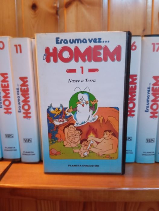 Cassetes de VHS " Era uma vez ...Homem"