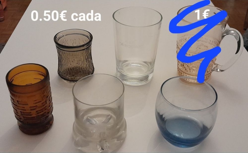 Variedade de copos
