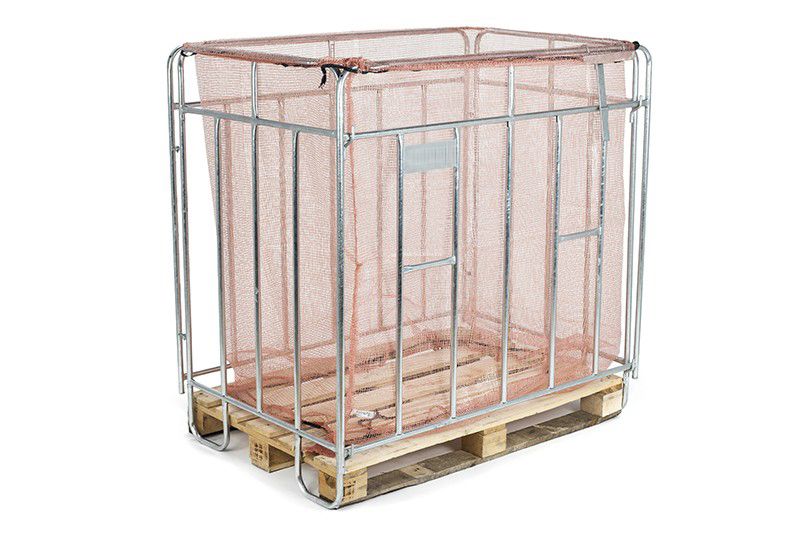 ZESTAW do pakowania drewna na palety Statyw + 100 worków