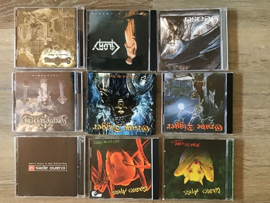 CDs metal , rock vários ,  letra G+H todos a 2€