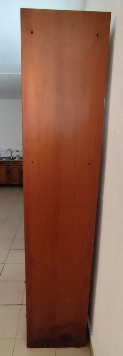 Estante/ cristaleira madeira e vidro