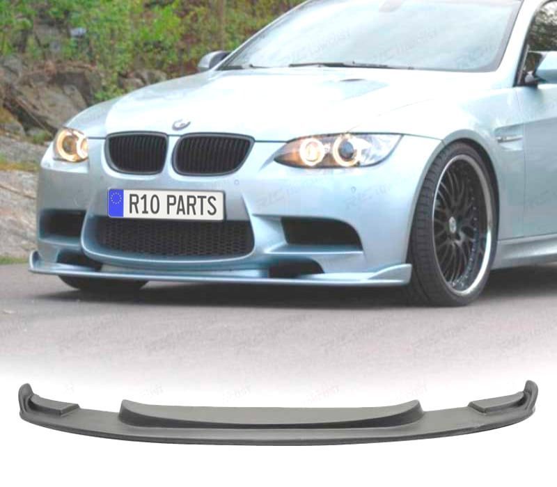 SPOILER LIP FRONTAL BMW E92 E93 06-10 LOOK M3 PRETO