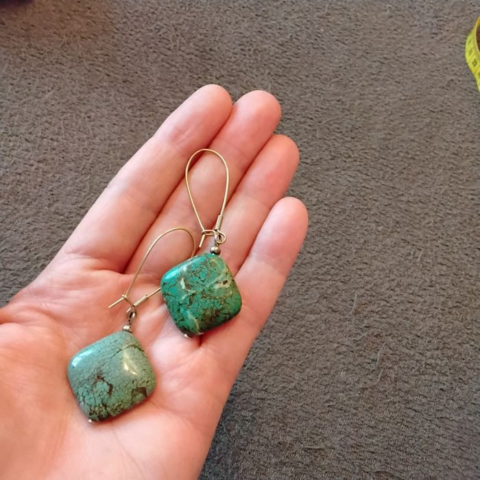 Kolczyki z turkusami